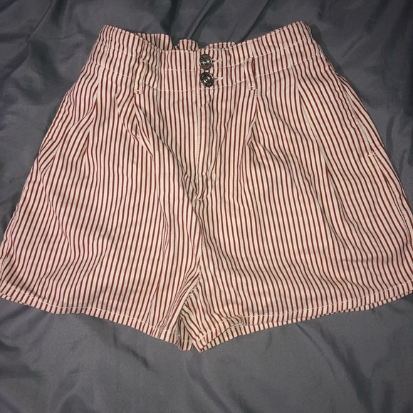 high waist elastic shorts